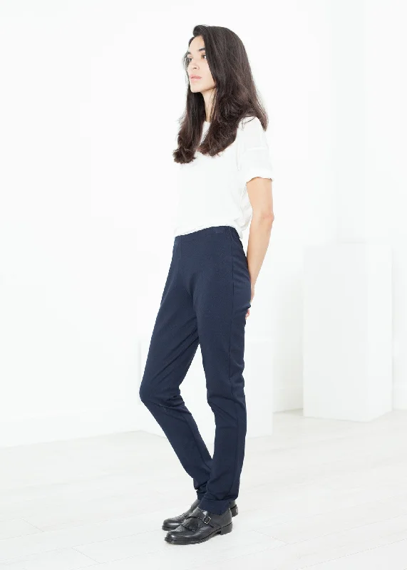 Easy Slim Pant in Navy Soft Stretch Leggings