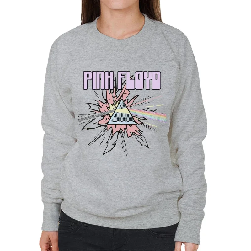 Pink Floyd Pastel Prism Women's Sweatshirt Hooded Sweatshirt Casual Wear Street Style