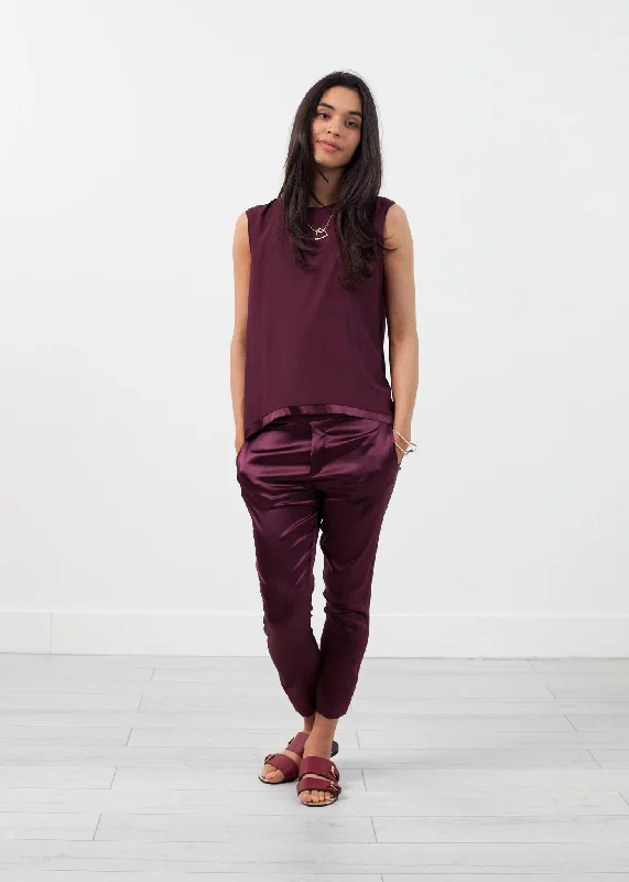 Silk Pullup Pant Cozy Maternity Pants