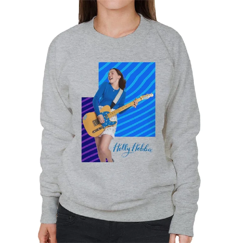 Holly Hobbie Playing Guitar Women's Sweatshirt Hoodie Sweatshirt Pullover