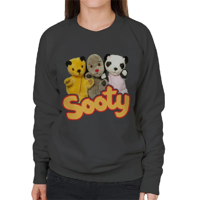 Sooty Sweep & Soo Women's Sweatshirt Hoodie with Zipper Placket Modern Functional