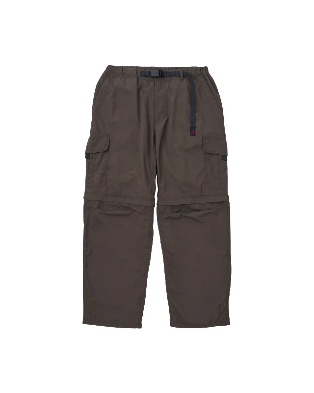 Convertible Micro Ripstop Pant - Deep Brown High-Waist Jogger Pants