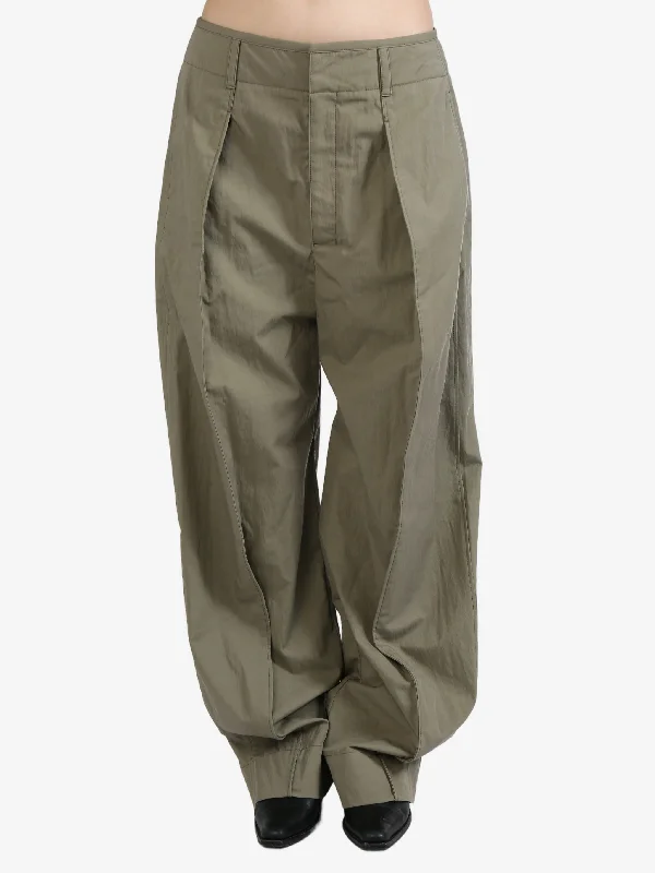 LEMAIRE - Women Curved Volume Pants High-Waist Jogger Pants