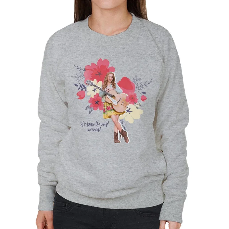 Holly Hobbie We Know The World We Want Women's Sweatshirt Oversized Hoodie Comfort Casual