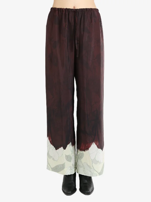 DRIES VAN NOTEN - Women Puvis BIS Pants Soft Stretch Leggings