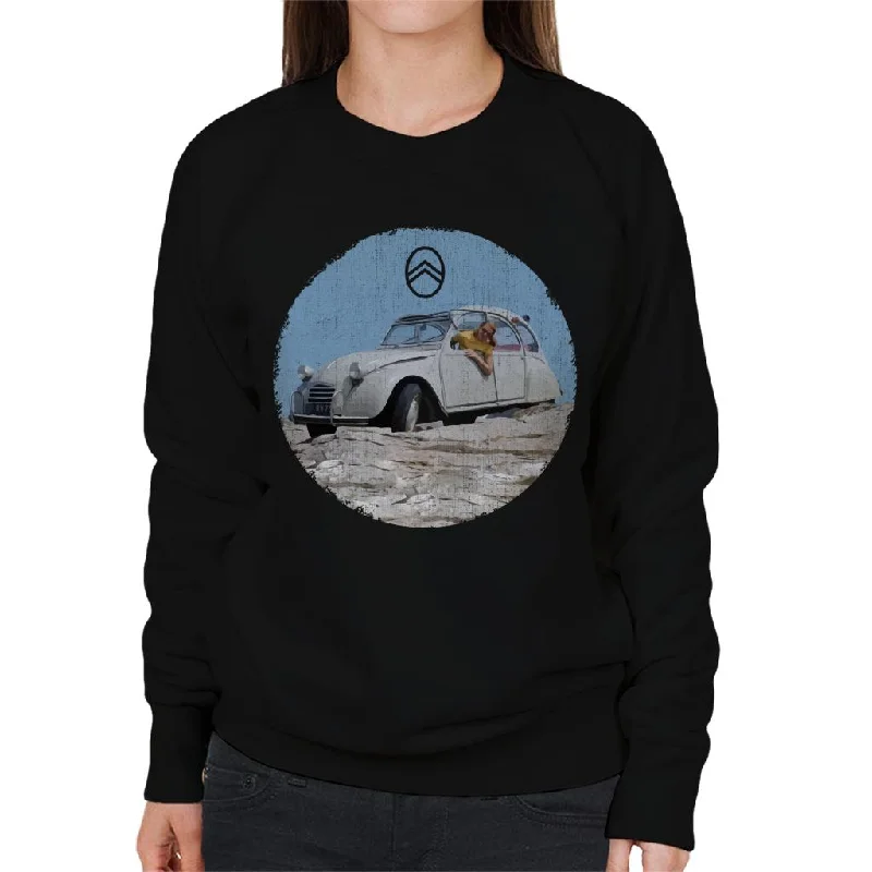 Citroën 2CV Vintage Photo Women's Sweatshirt Hoodie Sweatshirt Pullover