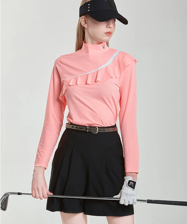 Symphony Midi-Wide Half Pants - Black Fashionable Button-Up Pants