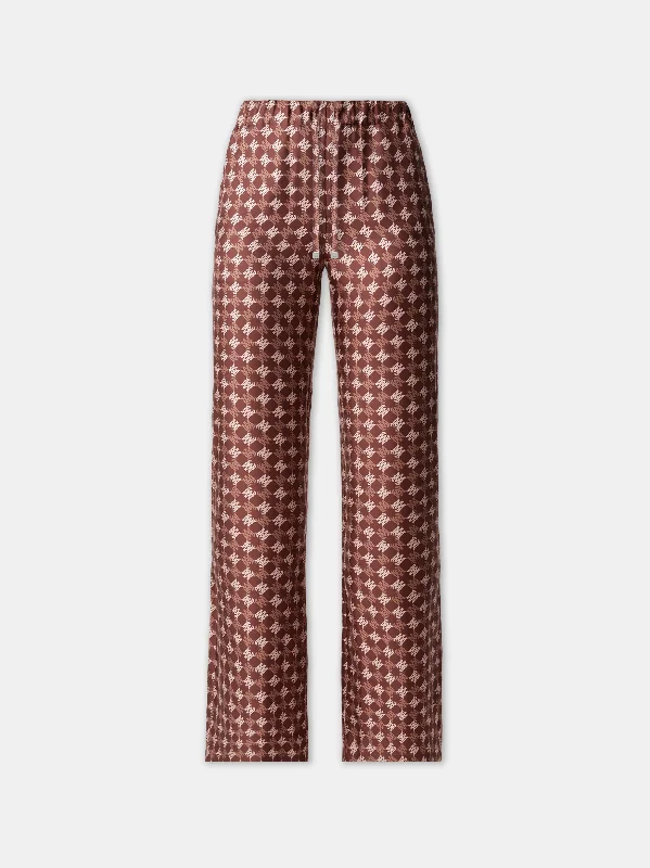 WOMEN - WOMEN'S MA QUAD PJ PANT - Chocolate Chic Capri Pants