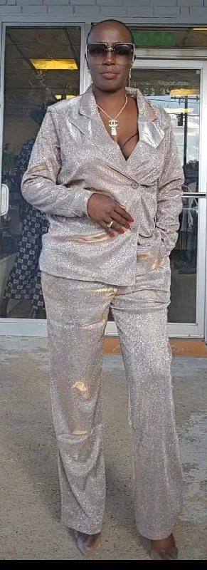 Can't Miss Me Pants Suit Casual Track Pants