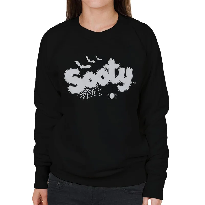 Sooty Halloween Glow In The Dark Logo Women's Sweatshirt Hoodie with Strings Custom Fit Adjustable