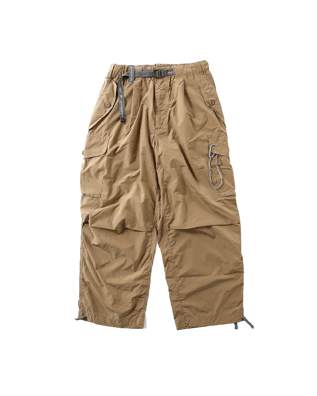 Oversized Cargo Pants - Beige Classic Stretch Pants
