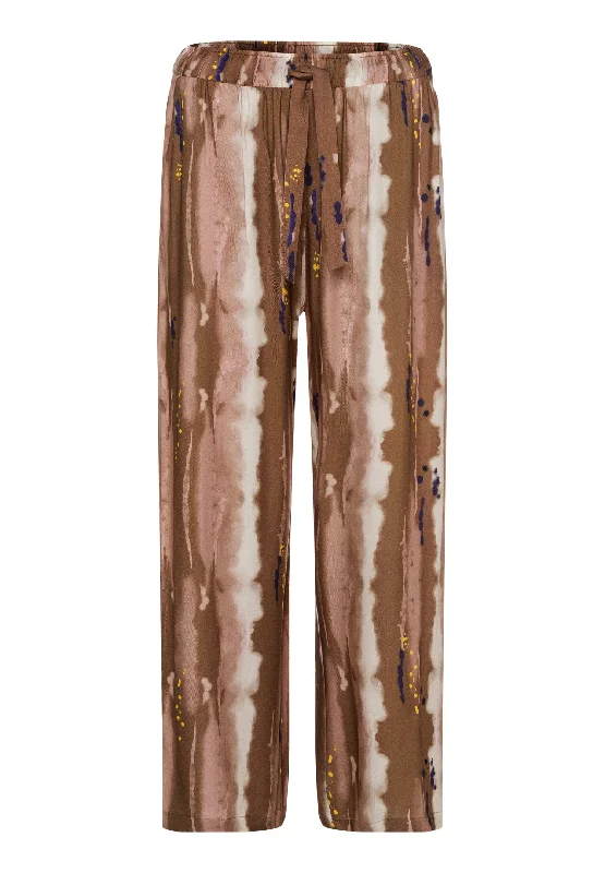Favourites Crop Pants | Vigorous Aquarelle 78666-2955 Trendy Printed Leggings
