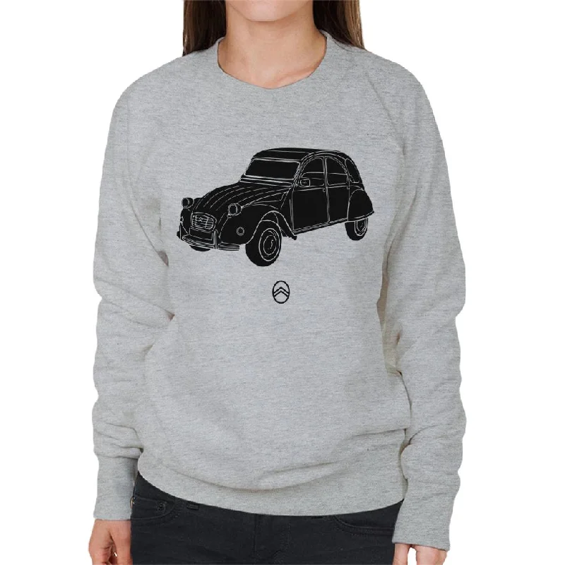 Citroën 2CV Angle For Light Women's Sweatshirt Hooded Sweatshirt Casual Wear Street Style