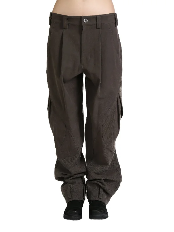 HYEIN SEO - Women Cargo Pants Chic Slim Fit Pants