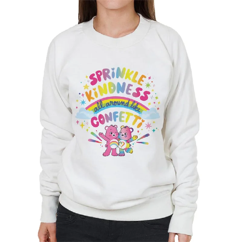 Care Bears Togetherness Bear Sprinkle Kindness Women's Sweatshirt Hoodie with Monochrome Minimalist Simple