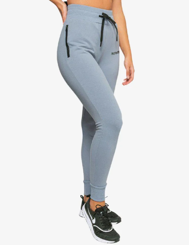Intrepid Athlete Inside Track Pant - Light Blue Soft Wool Pants
