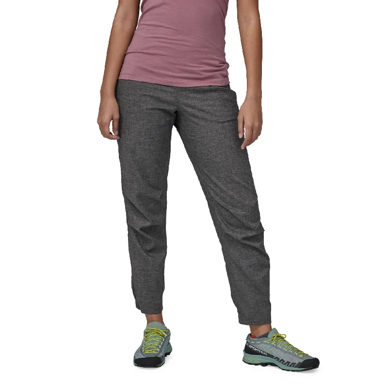 W's Hampi Rock Pants - Organic Hemp & Recycled Polyester Sleek Black Pants