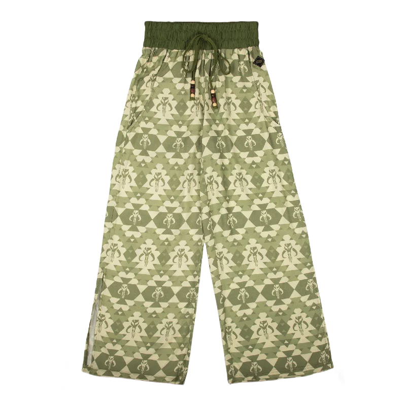 Mandalore Wide Leg Pants Classic Straight-Leg Pants