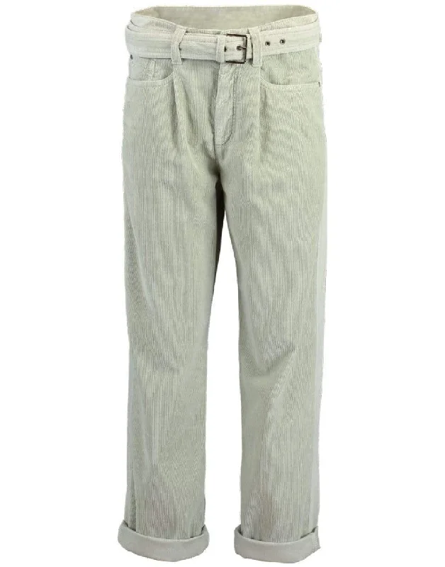 Peppermint Cotton Cord Garment Dye Pant Cozy Maternity Pants