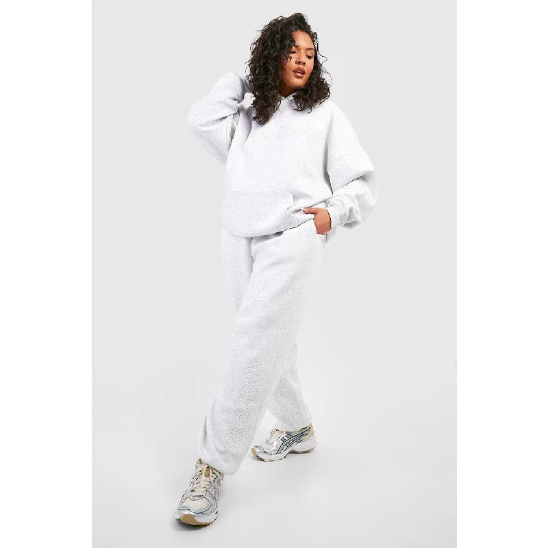 Dsgn Studio 3D Grey Track Pants Comfortable Maternity Pants
