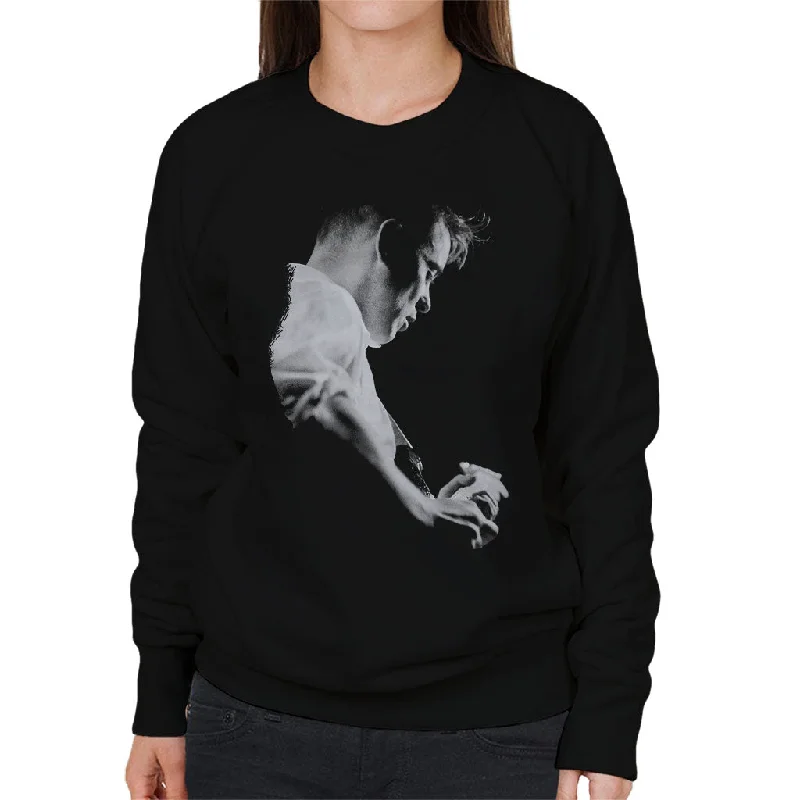 Bernard Sumner Of New Order Live Women's Sweatshirt Hoodie with Cropped Fit Short Trendy