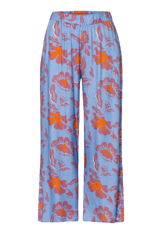 Sunny Vibes Crop Pants | Vivid Flowers 78732-2368 Classic Flared Pants