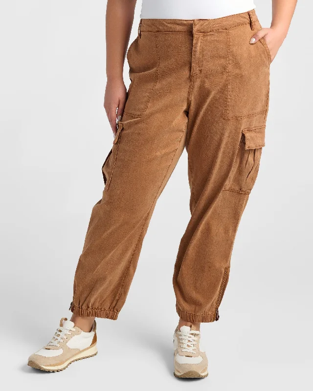Plus Size Niki Cargo Pant Wide-Legged Palazzos