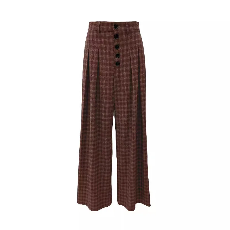 Wjczt 2024 fall fashion trends Madeinost2024 Autumn New Retro Casual Wide-Leg Straight Casual All-Match Suit Pants Loose Pants Soft Wool Pants