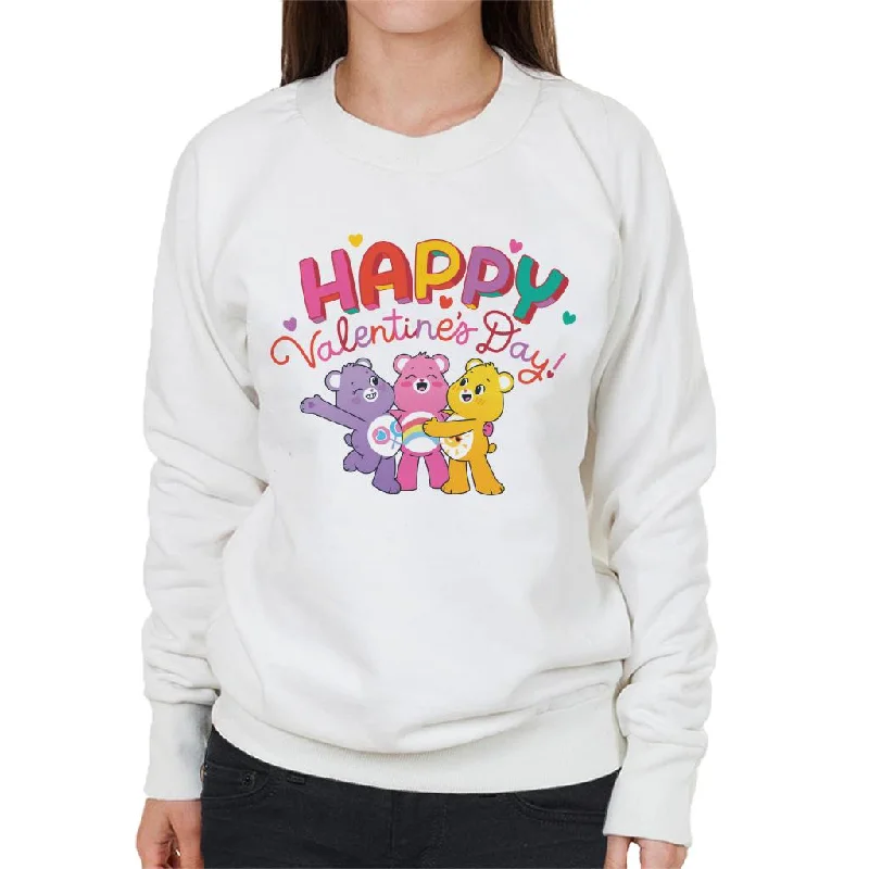 Care Bears Unlock The Magic Happy Valentines Day Women's Sweatshirt Hoodie with Illustration Artistic Creative