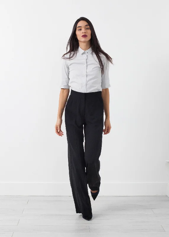 Front Press Pant Classic Bootcut Trousers