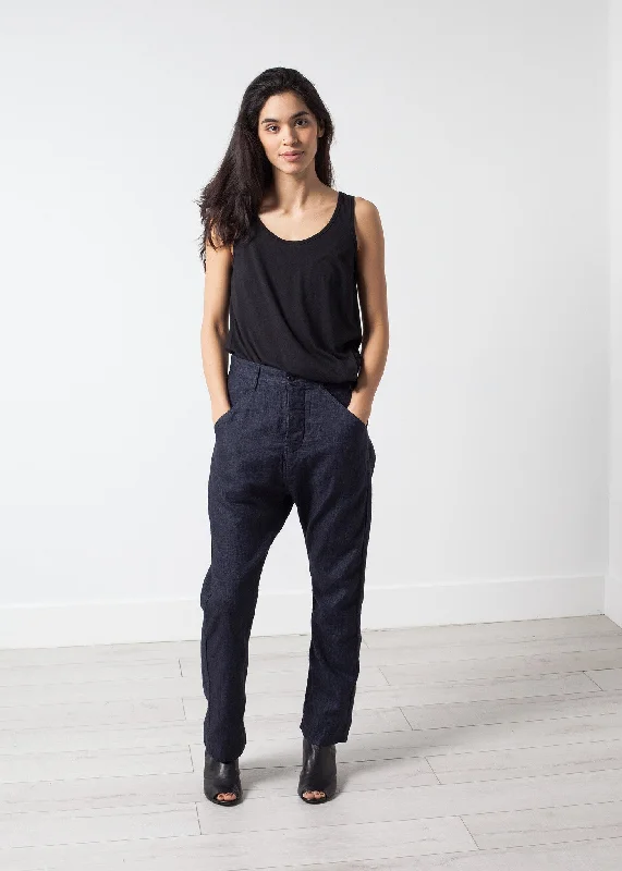 Balan Pant in Linen Chic Slim Fit Pants