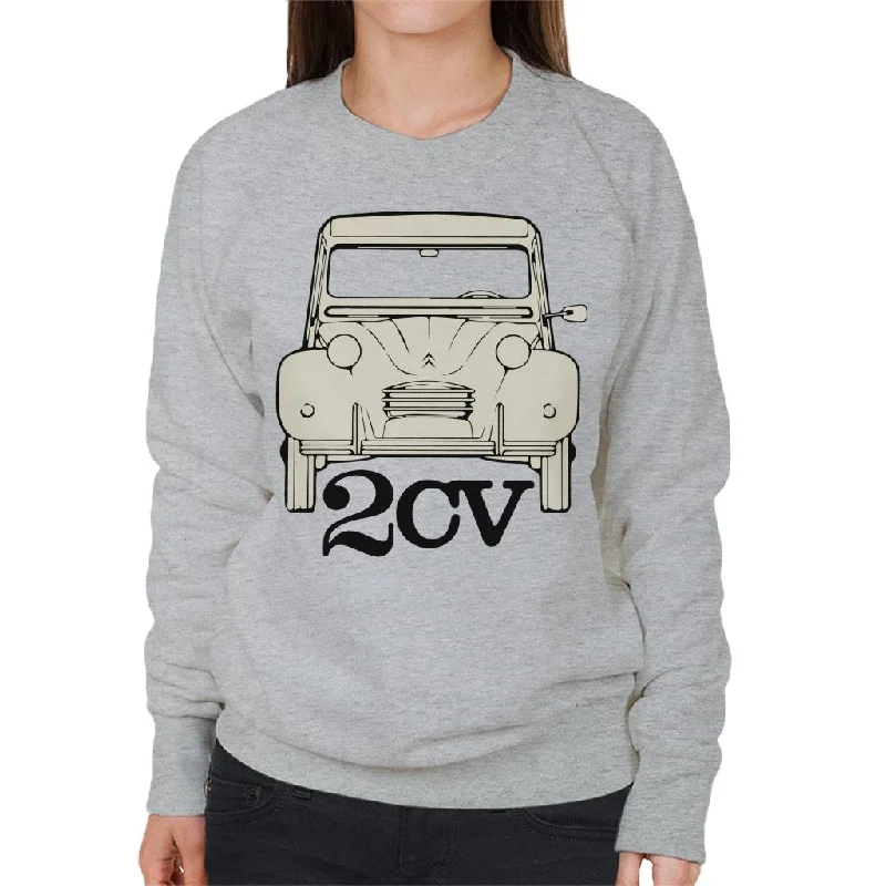 Citroën 2CV For Light Women's Sweatshirt Hoodie with Hood Adjustable Protection