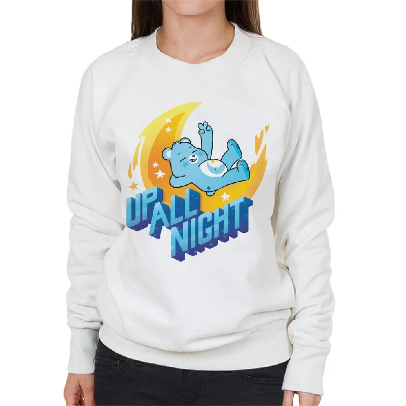 Care Bears Unlock The Magic Up All Night Women's Sweatshirt Hoodie with Turtle Neck Cozy Winter