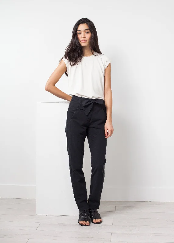 Troupy Pant in Silky Cotton Trendy Wide-Leg Pants