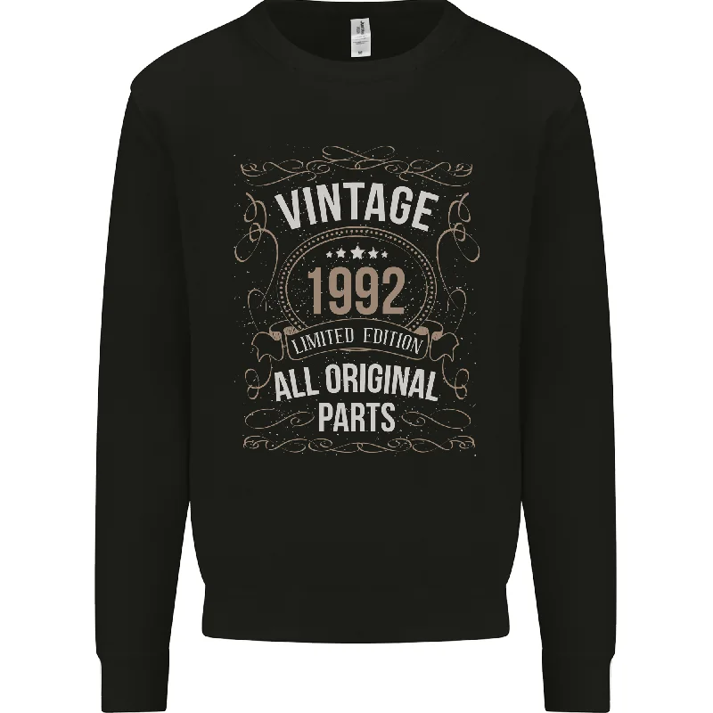 32nd Birthday Limited Edition 1992 Mens Sweatshirt Jumper Hoodie with Longline Fit Extended Stylish