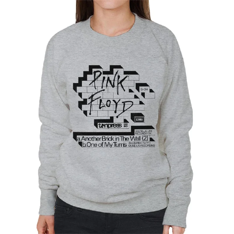 Pink Floyd Another Brick In The Wall Album Cover Women's Sweatshirt Hoodie with Emblem Brand Identity