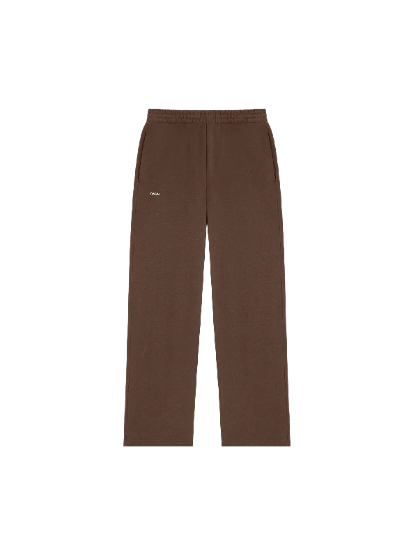 Womens DNA Straight Leg Track Pants—cacoa brown High-Waist Yoga Pants