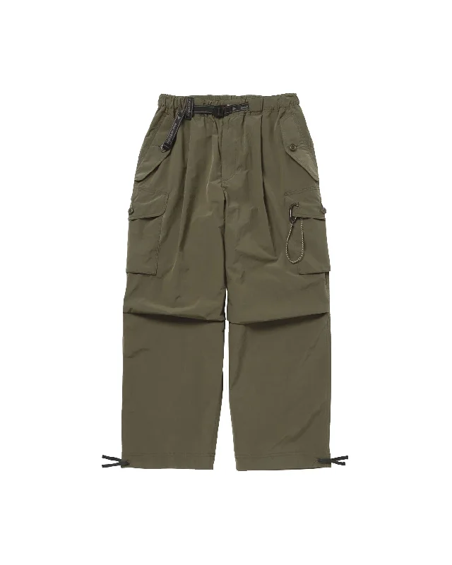 Oversized Cargo Pants - Khaki High-Waist Jeans