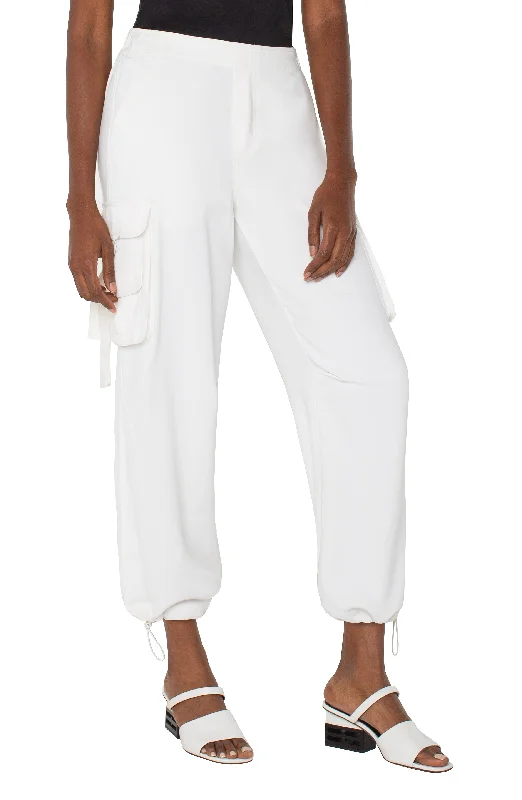 PULL-ON PARACHUTE CARGO PANTS Soft Stretch Pants