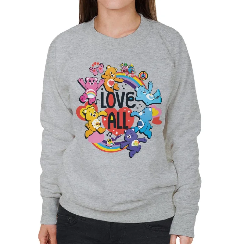 Care Bears Unlock The Magic Love All Women's Sweatshirt Hoodie Dress Longline Feminine