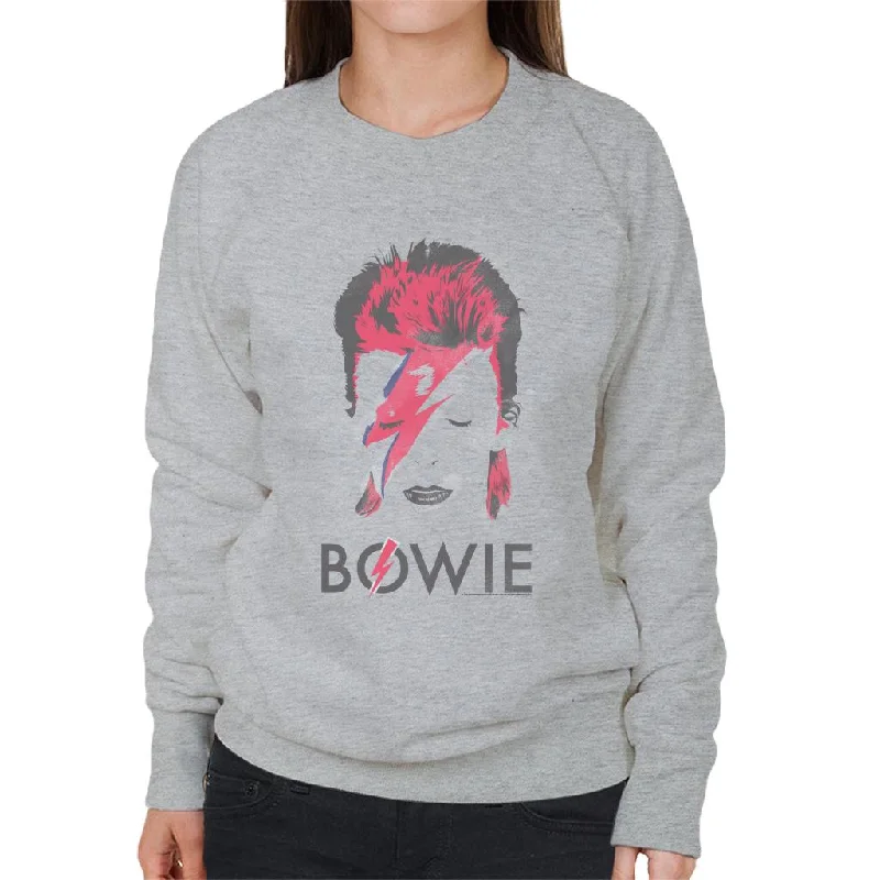 David Bowie Aladdin Sane Album Cover Women's Sweatshirt Oversized Hoodie Comfort Casual