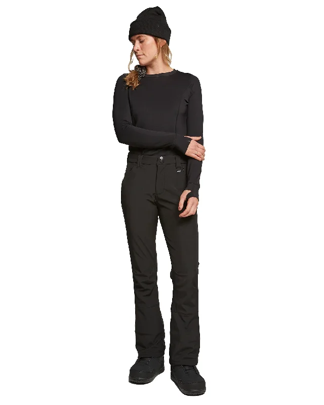 PLUS SIZE - VA VA BOOM PANT - TRUE BLACK Slim Fit Casual Pants