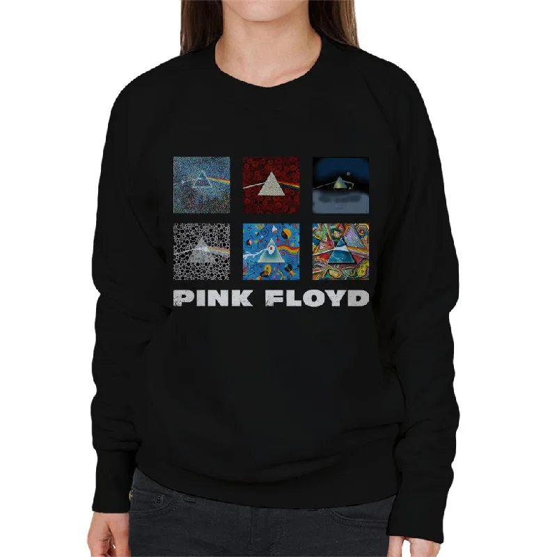 Pink Floyd Various Album Artwork Women's Sweatshirt Hoodie Crop Top Short Trendy