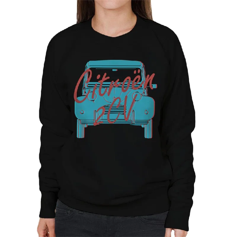 Citroën 2CV Graphic Style Women's Sweatshirt Graphic Hoodie Design Print