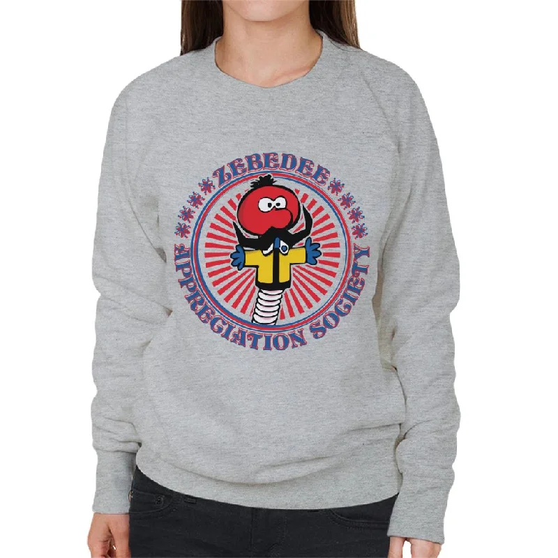 The Magic Roundabout Zebedee Appreciation Society Women's Sweatshirt Hoodie with Elastic Cuffs Stretchable Comfortable