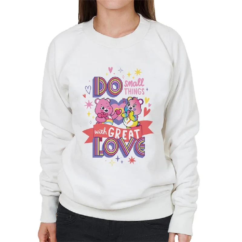 Care Bears Togetherness Bear Great Love Women's Sweatshirt Hoodie with Reflective Safety Nightwear