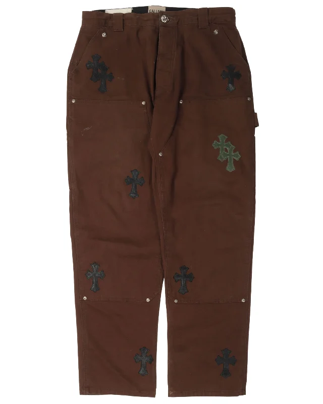 Gallery Dept. Cross Patch Double Knee Pants Cozy Full-Length Pants