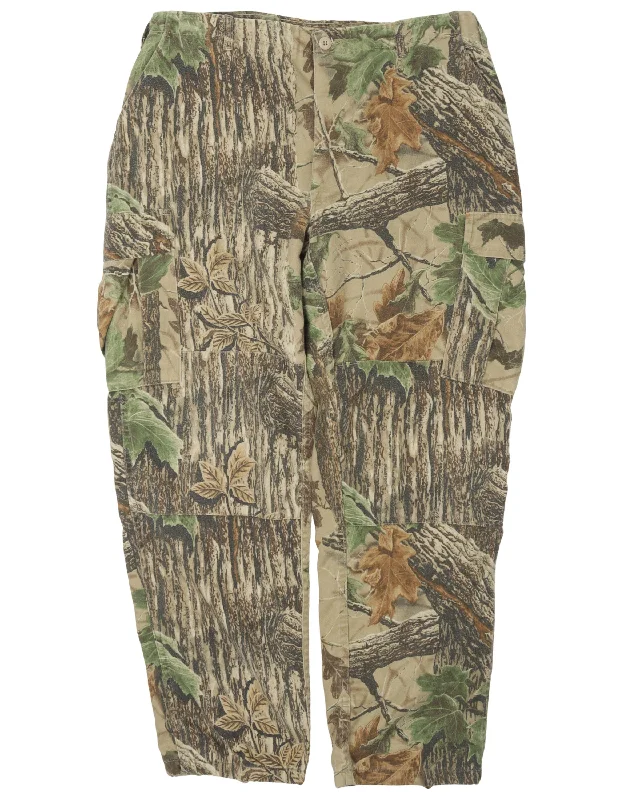 RealTree Camouflage Cargo Pants Warm Wool Trousers