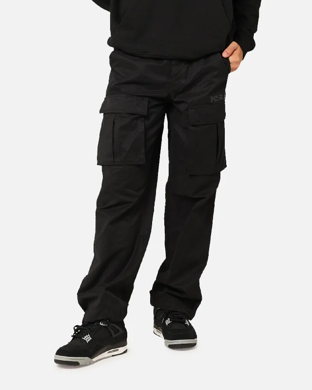 Ksubi Speeder Fugitive Cargo Pants Black Fashionable Track Pants