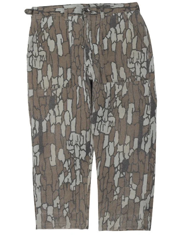 RealTree Birch Camouflage Pants Chic Faux Leather Pants